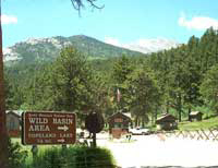 Wild Basin Area Park Entrance