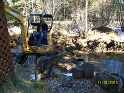 The pond at Fowler Cabin