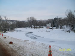 River along Fowler Cabin